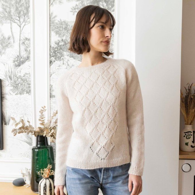 Modele tricot Pull Erika