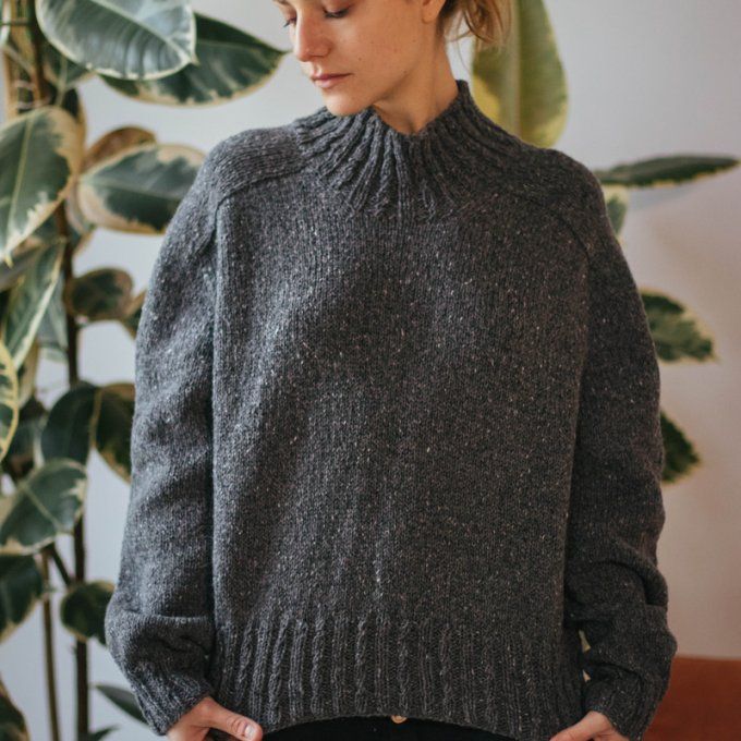 Patron tricot Pull Karine