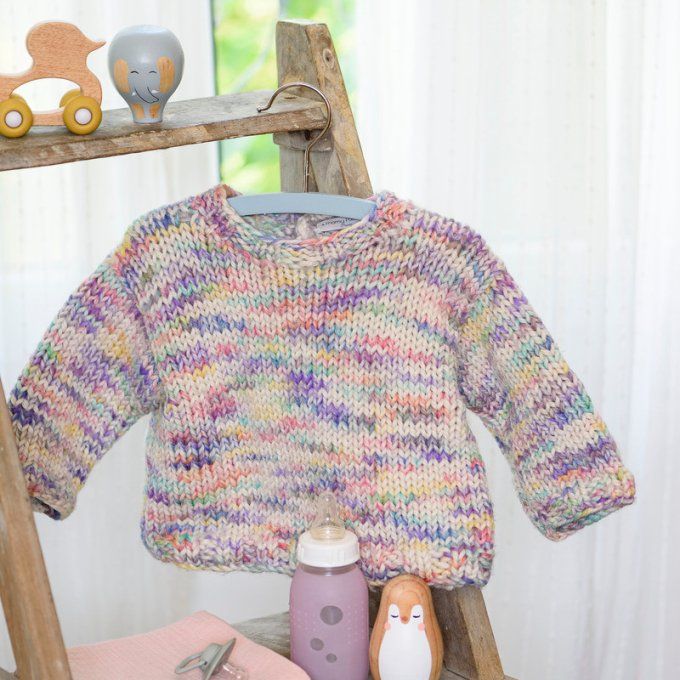 Kit tricot  -  Pull Adrien