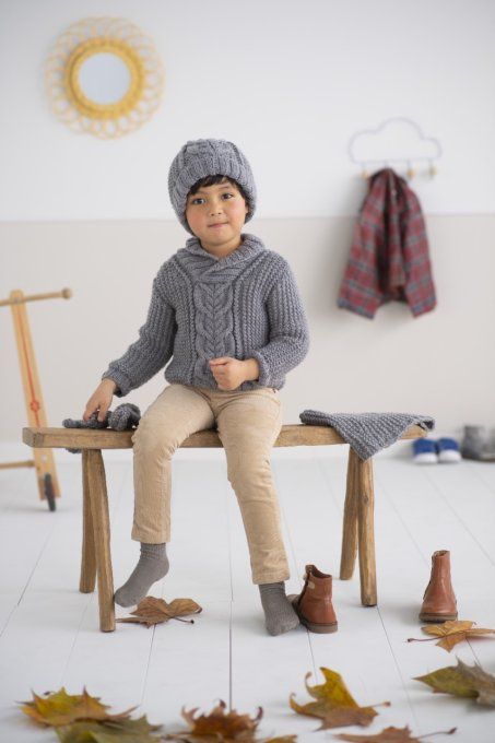 Kit tricot - Pull Lucas