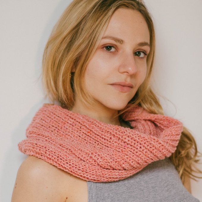 Patron tricot Snood Mélanie