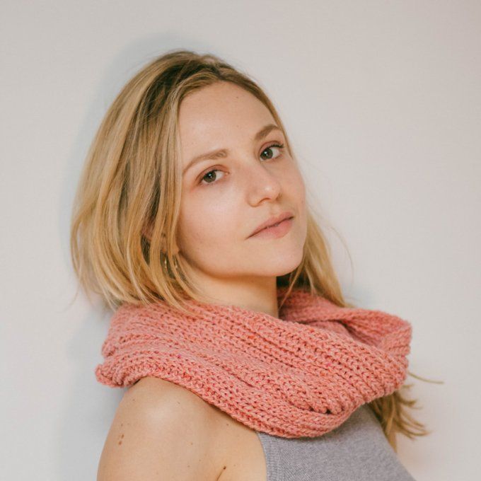 Patron tricot Snood Mélanie