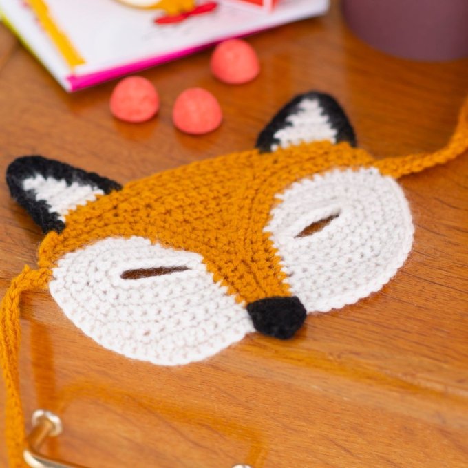 Modèle tricot PDF - Masque Renard