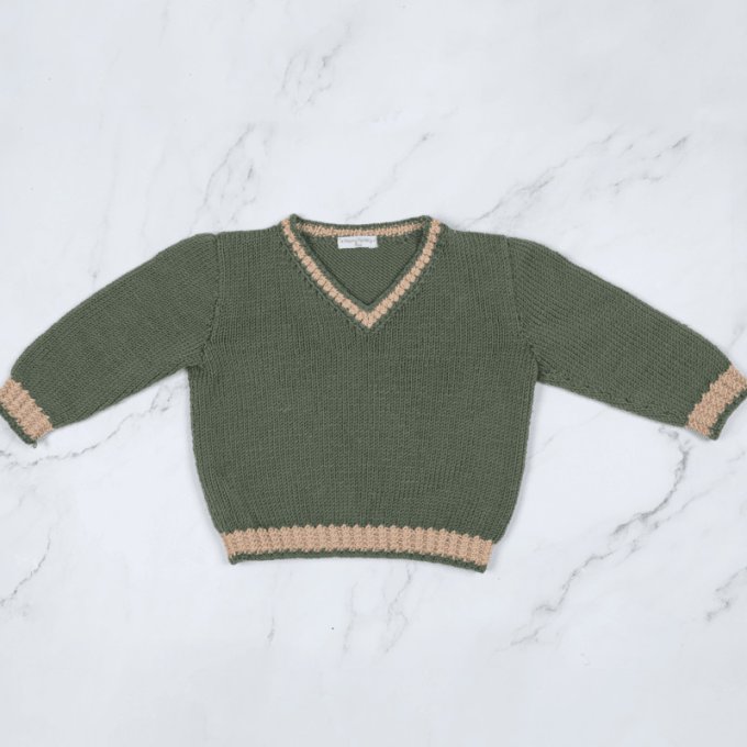 Modèle tricot PDF -  Pull Audoin