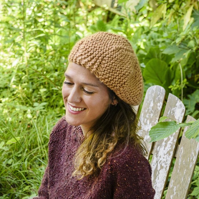 Modèle tricot PDF - Béret Garance