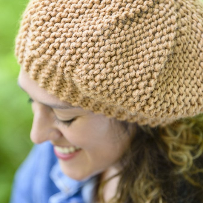 Modèle tricot PDF - Béret Garance