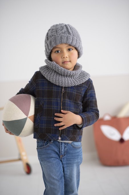 Modèle tricot PDF - Bonnet Lucas