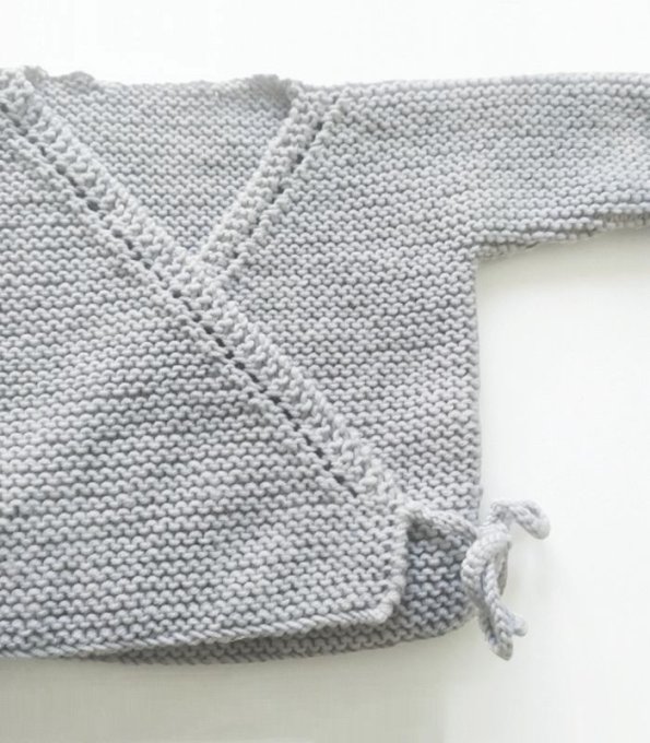 Modèle tricot PDF - Brassière Alix