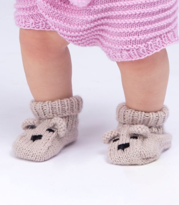 Patron tricot - Chaussons Alfred