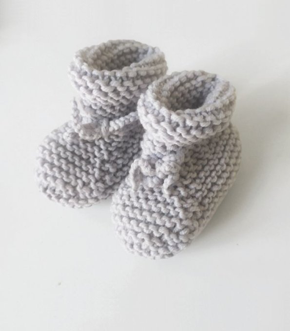 Patron tricot - Chaussons Alix