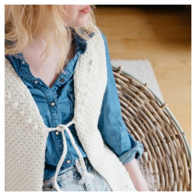 Modèle tricot PDF - Gilet Marcel