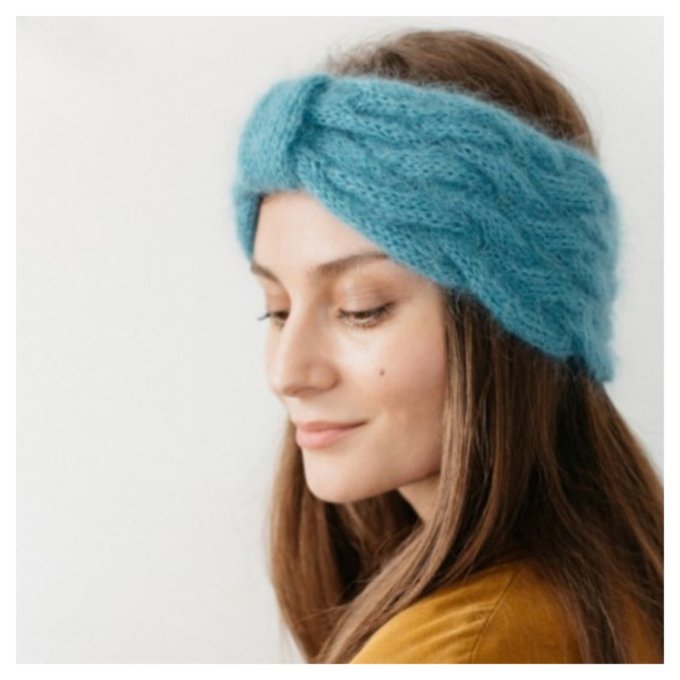 Modèle tricot PDF - Headband Harper