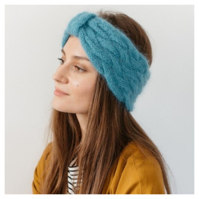 Modèle tricot PDF - Headband Harper