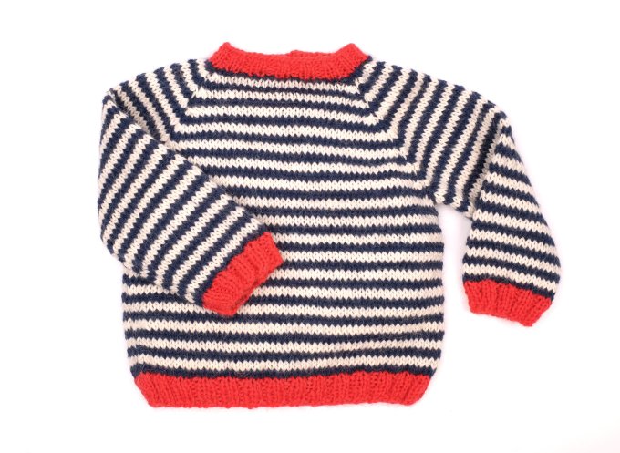 Modèle tricot PDF - Pull Hubert