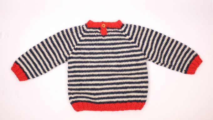 Modèle tricot PDF - Pull Hubert