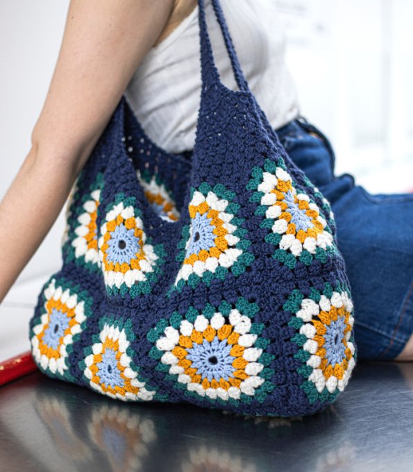 Modèle Tricot PDF - Sac Aurore