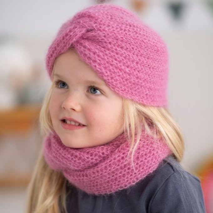 Modèle tricot PDF - Snood Amelie