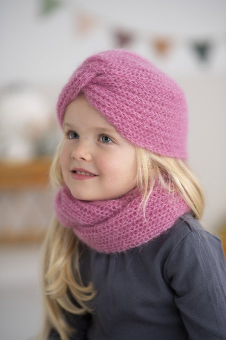 Modèle tricot PDF - Turban Amelie