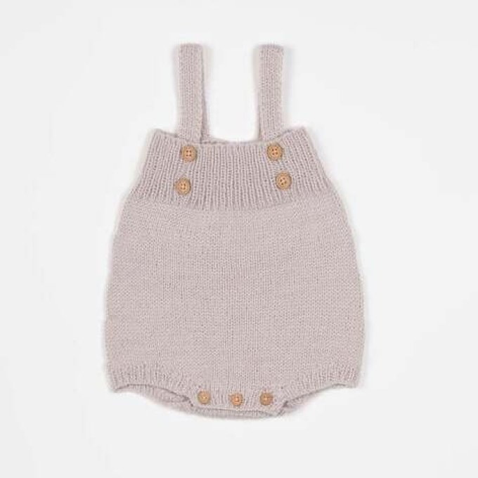 Modèle tricot Barboteuse Charlie