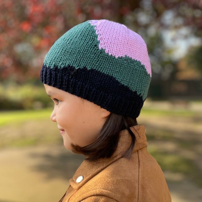 Modèle tricot PDF - Bonnet Isaure